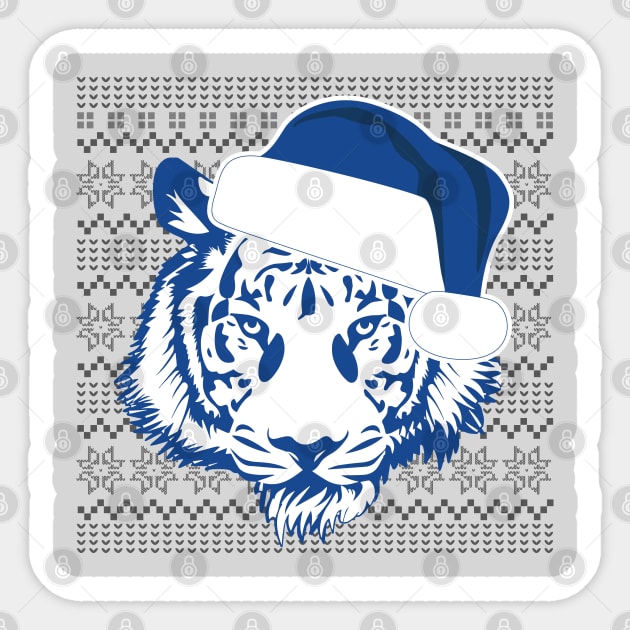 Memphis Tigers Ugly Christmas Sweater Sticker by TheShirtGypsy